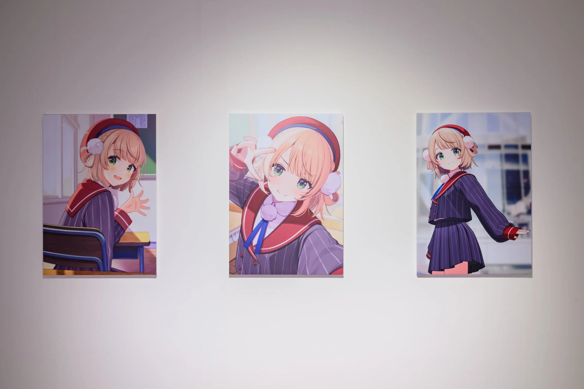アニメ風少女イラスト