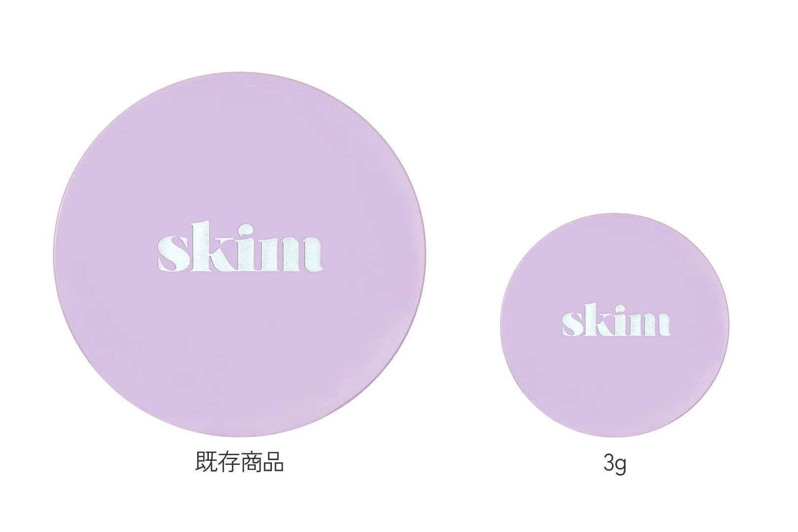 既存商品とミニサイズの比較