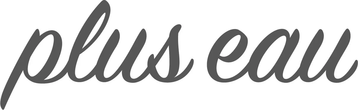 plus eau（プリュスオー）ロゴ