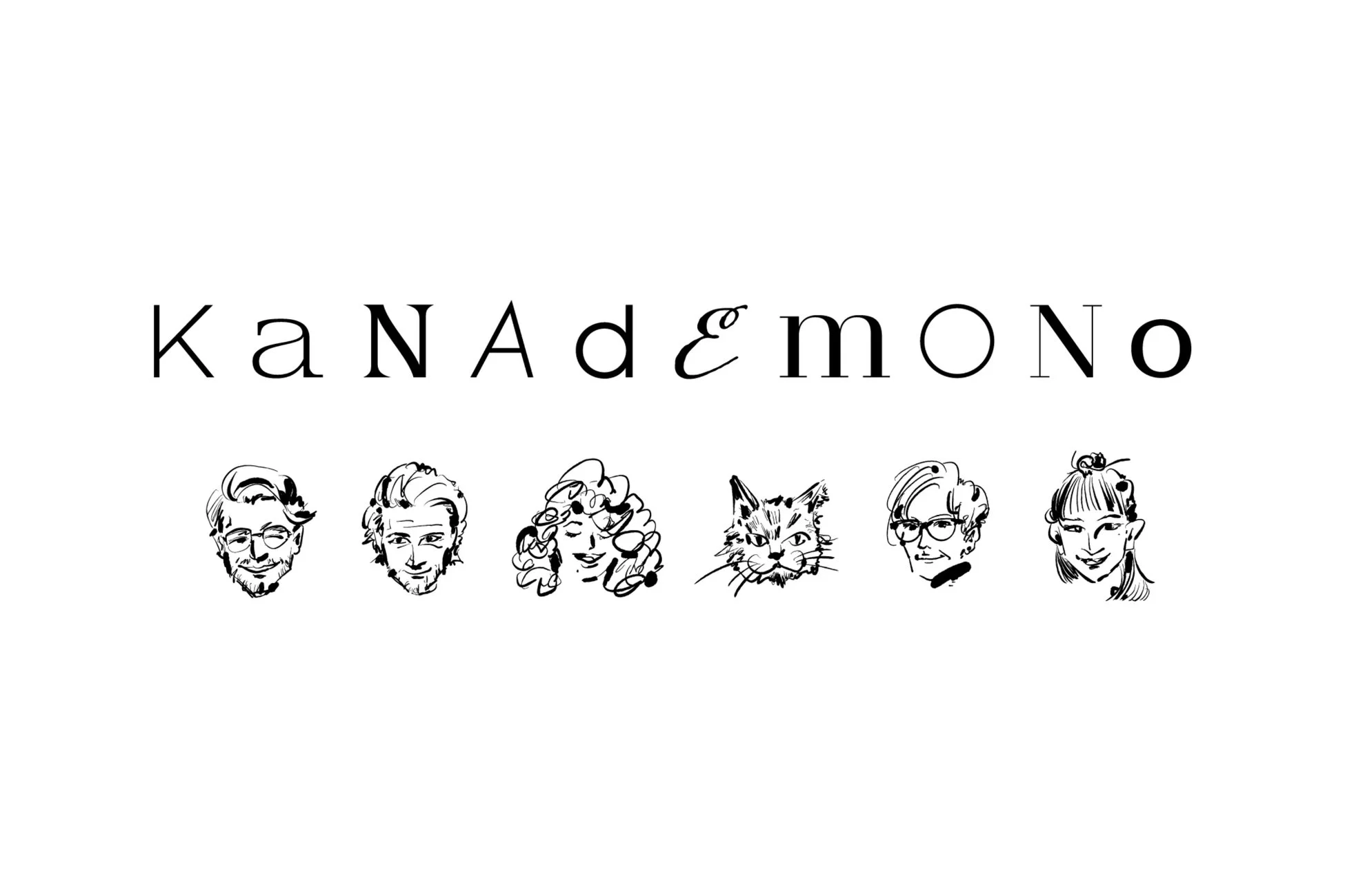 「KaNAd&mONO」という文字と、個性豊かな6つの顔のイラスト