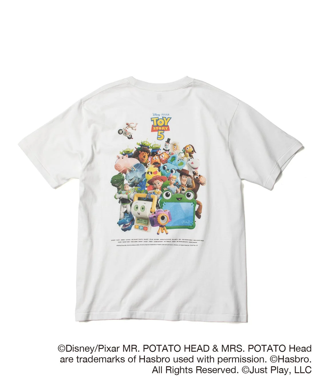 【トイ・ストーリー5】大集合Tシャツ（WHITE）