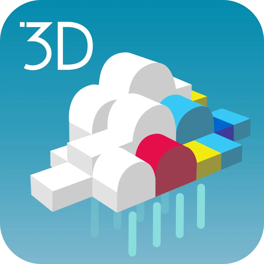3D雨雲ウォッチのロゴ
