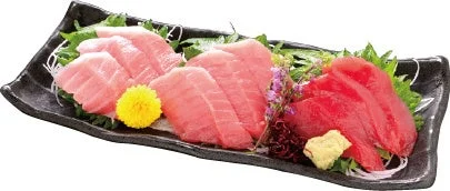 マグロの刺身盛り合わせ