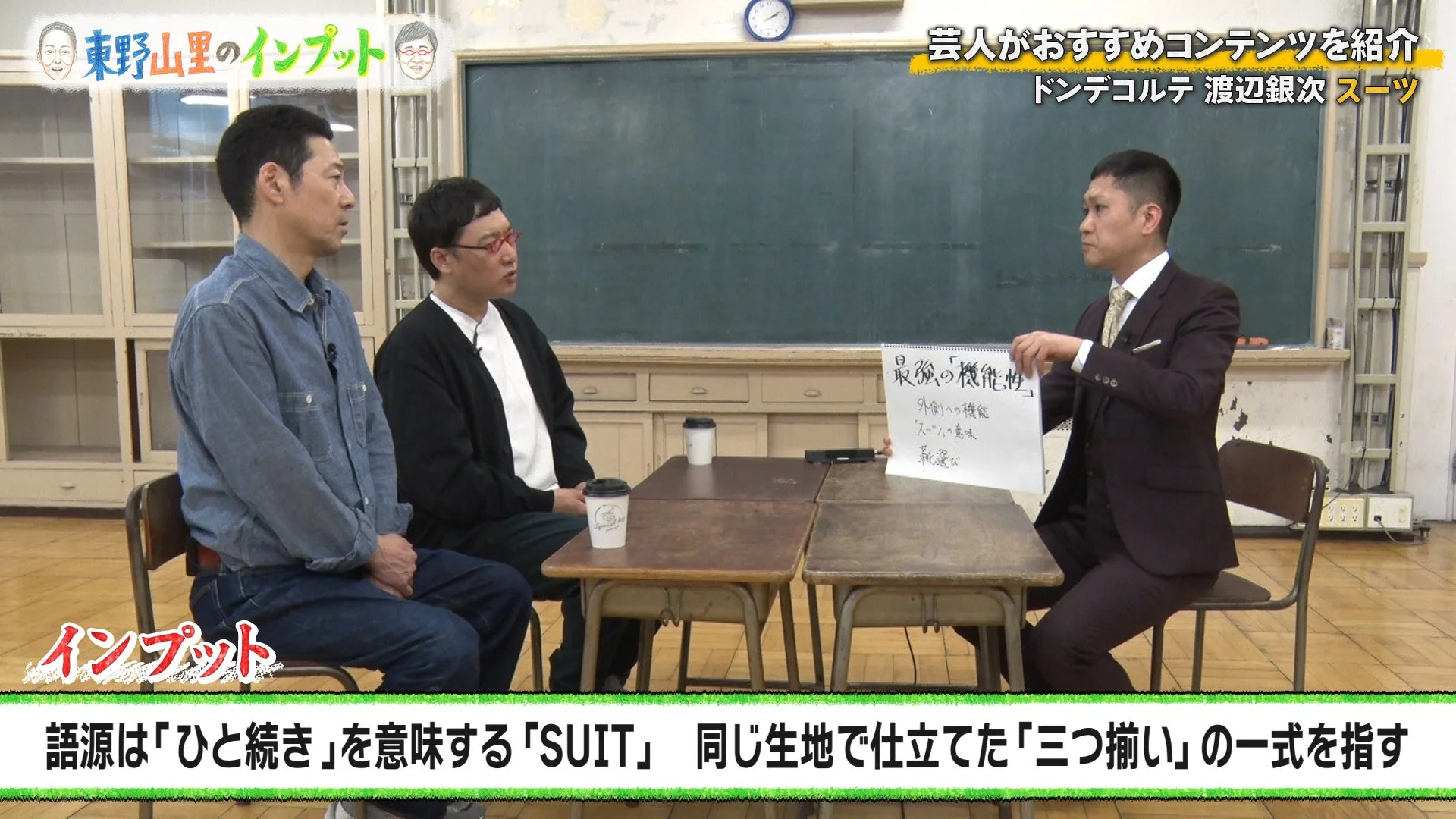 ドンデコルテ渡辺銀次がスーツの語源や機能性について解説