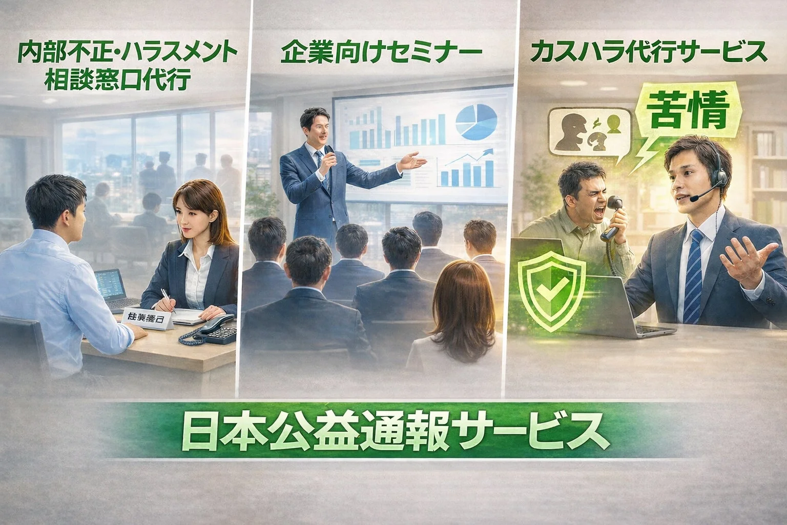 日本公益通報サービスのサービス内容