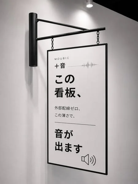 音の出る看板