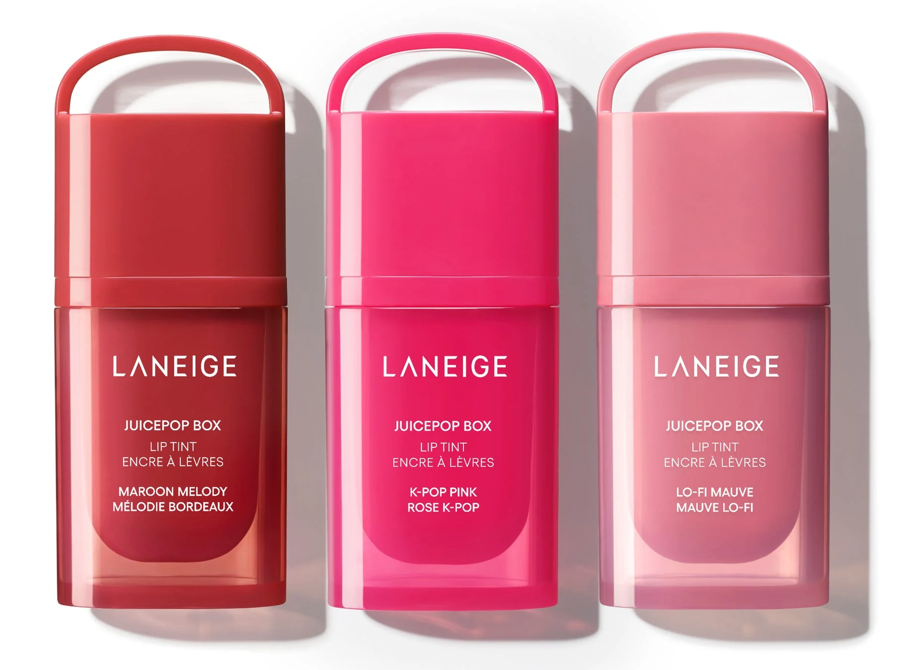 LANEIGE JUICEPOP BOXリップティントの新色とEC限定色