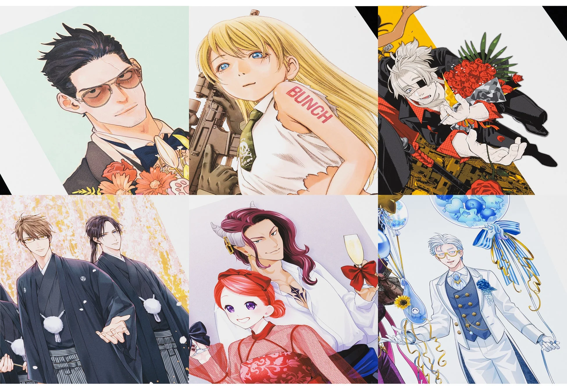 描き下ろしイラスト参加作品イメージ