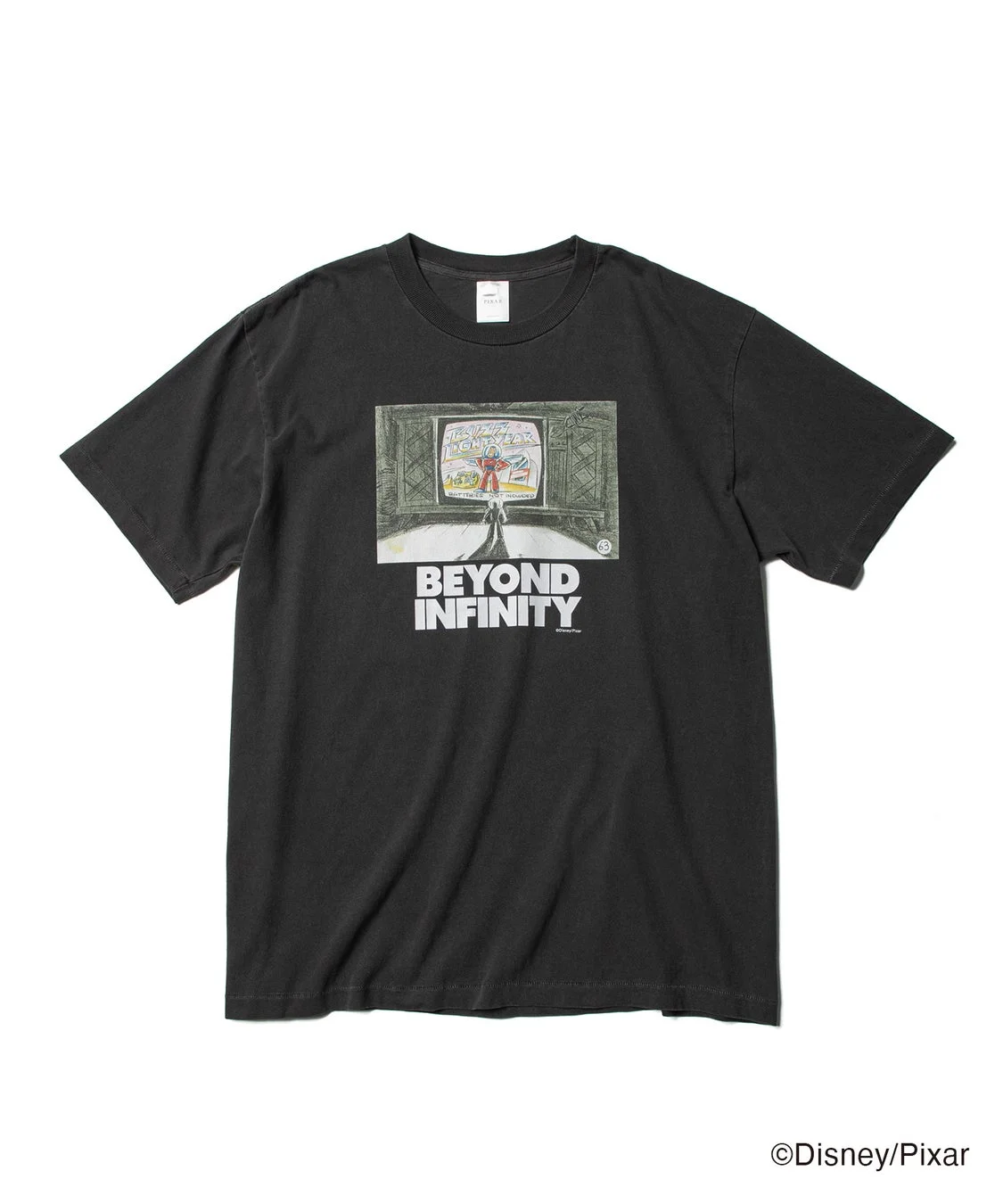 【トイ・ストーリー】ラフスケッチTシャツ「バズ・ライトイヤー」ver.
