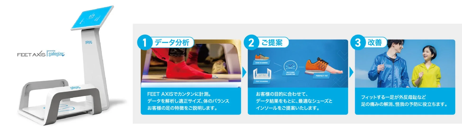FEET AXIS powered by safesize