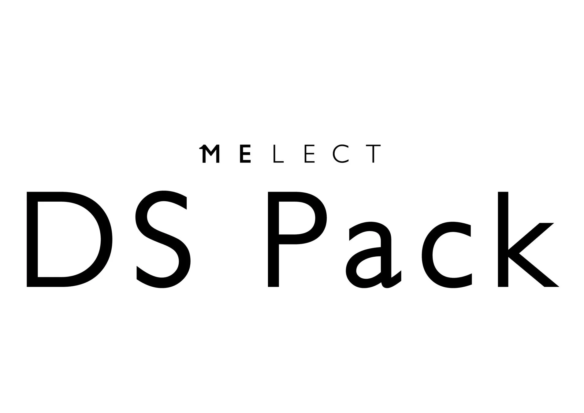 MELECT DS Packテキストロゴ
