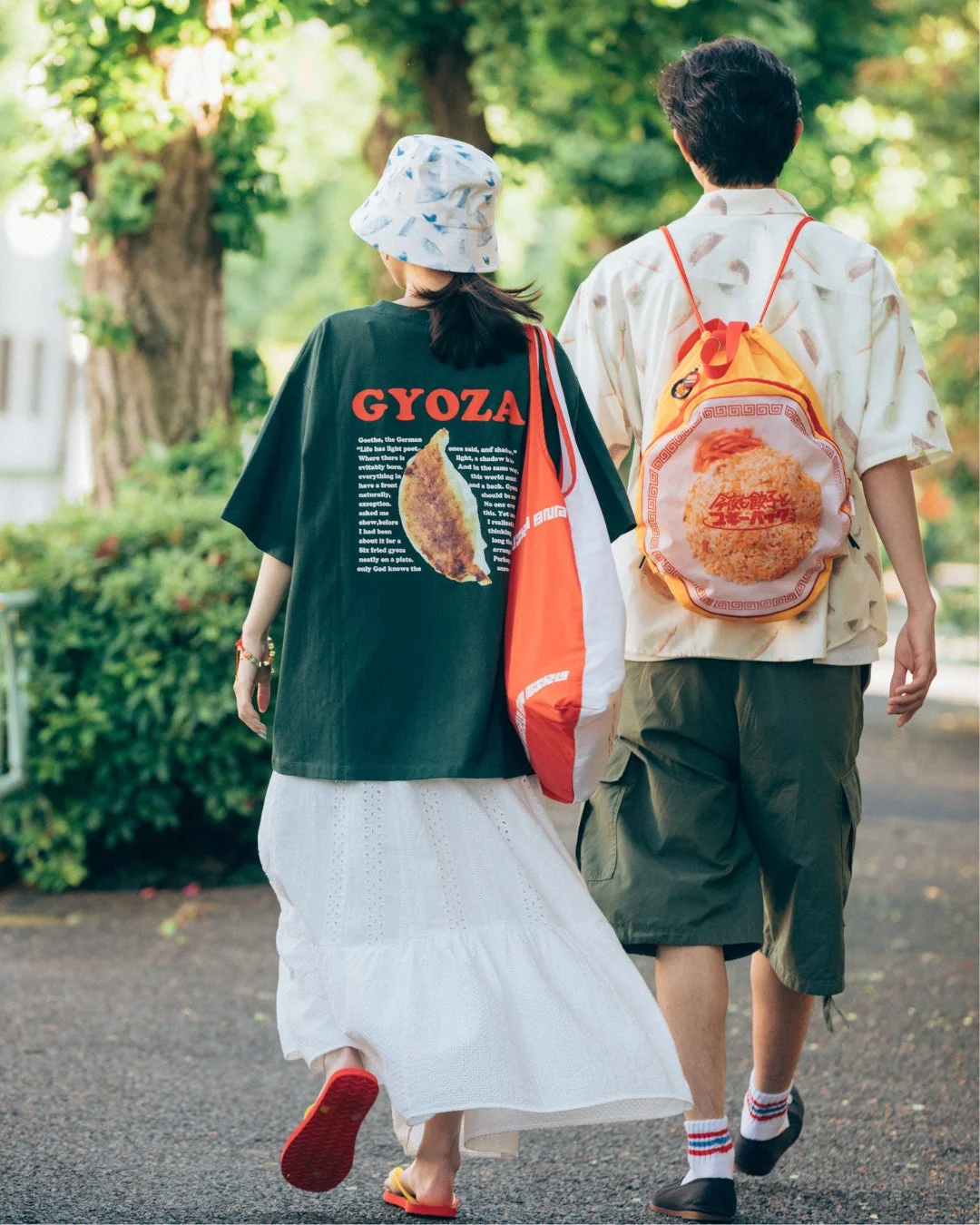 GYOZA PATTERN SH着用イメージ
