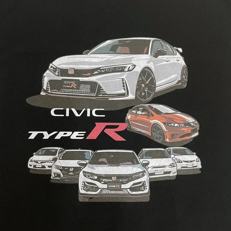 歴代のHonda CIVIC TYPE Rイラスト