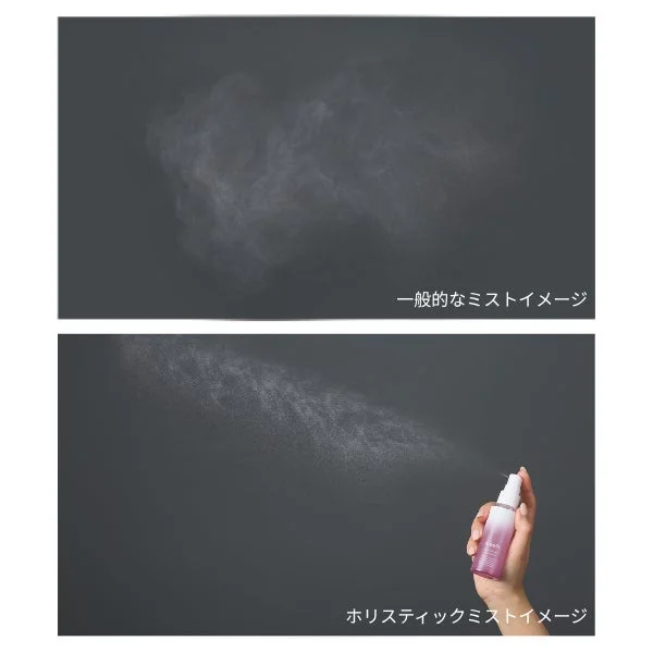 一般的なミストとホリスティックミストの噴霧比較