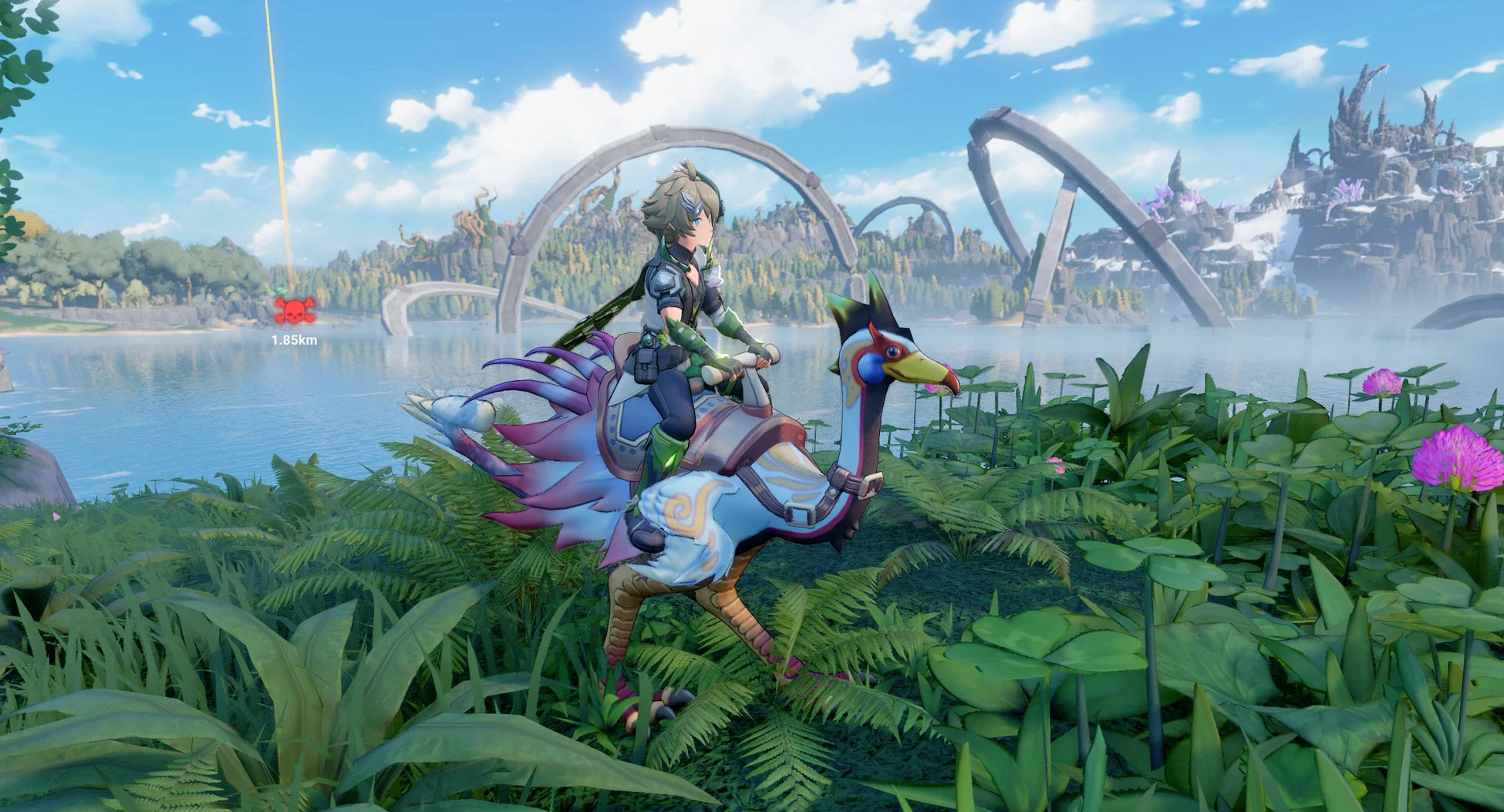 モンスターを手なずけて大空を駆け巡る